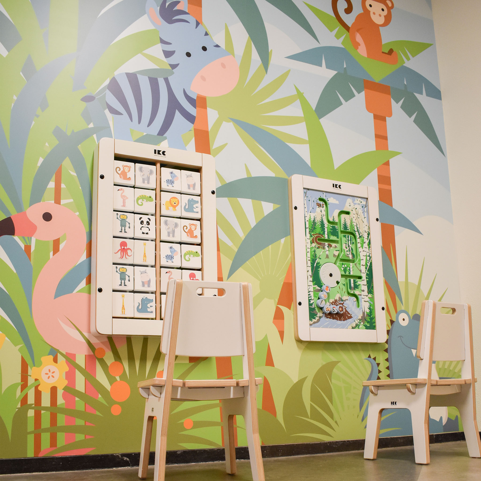 IKC speelhoek met safari jungle thema bij medisch centrum Zuyderland Ziekenhuis IKC speelhoek met safari jungle thema bij medisch centrum Zuyderland Ziekenhuis