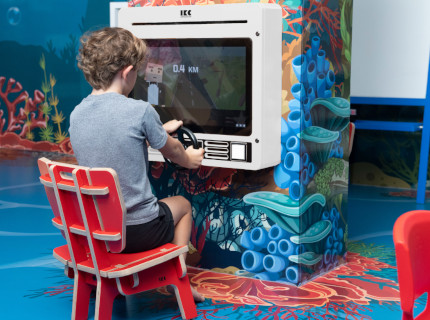 Nitrodash professionele spelcomputer met stuur voor kinderen